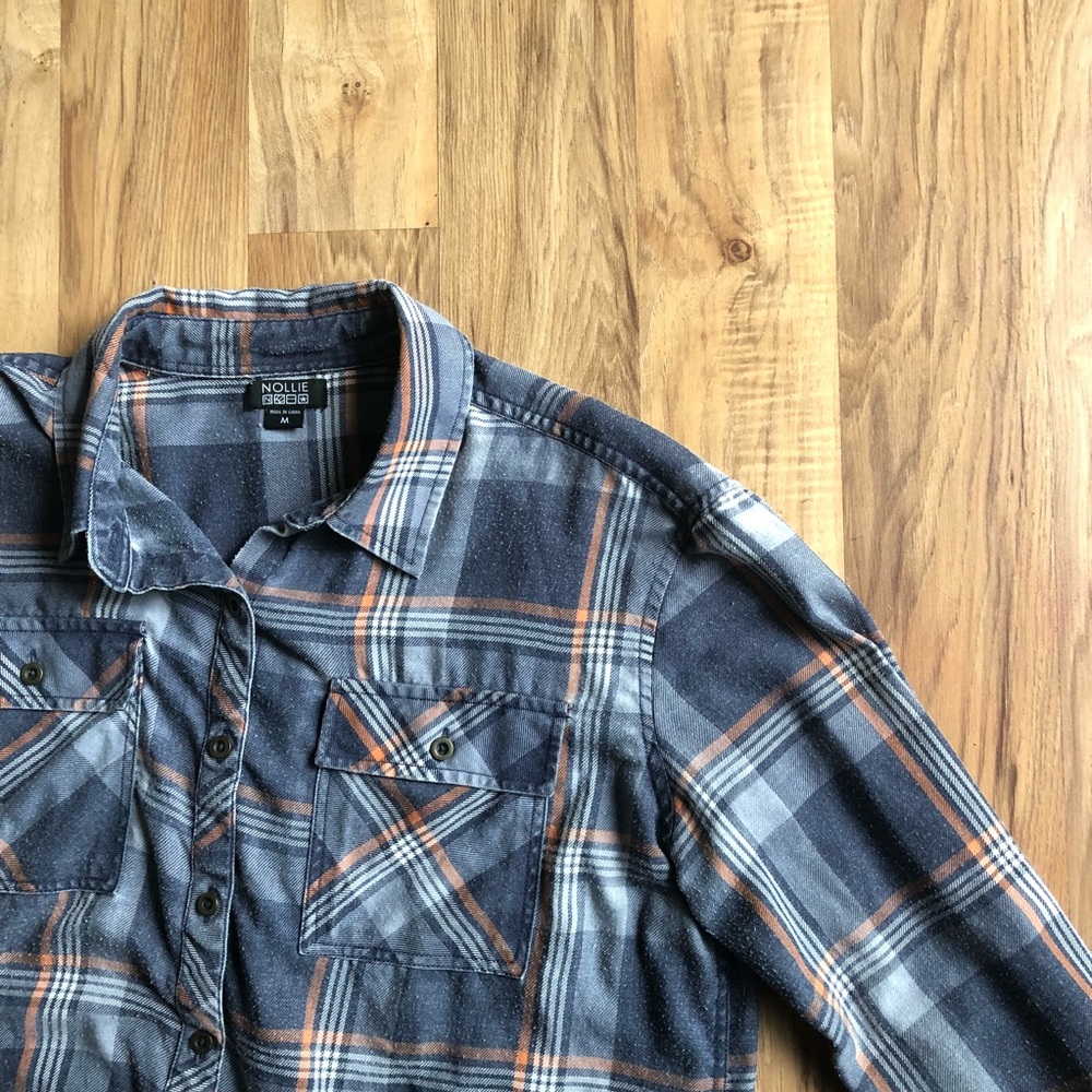 Plaid Flannel Button Up